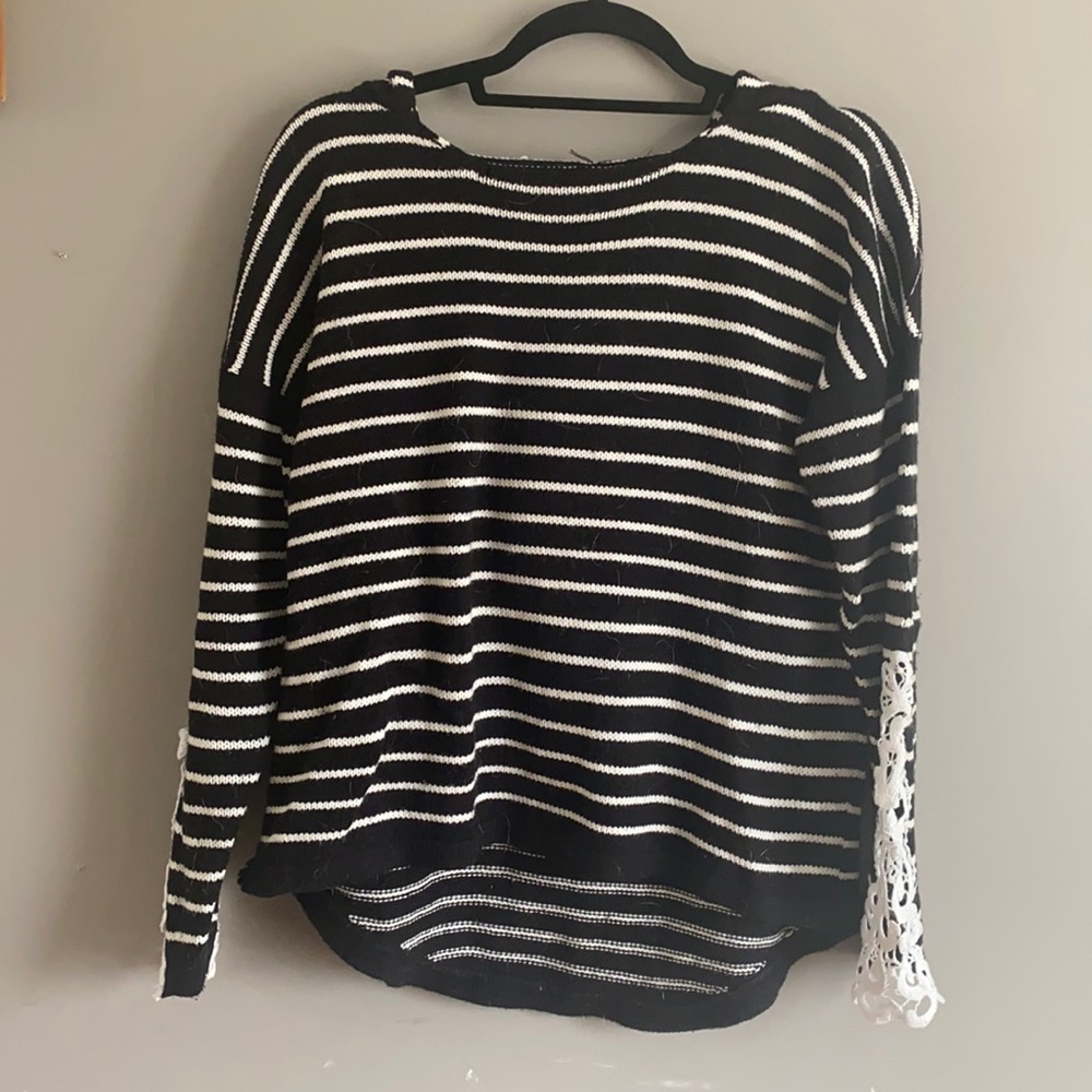 Striped Hooded Sweater